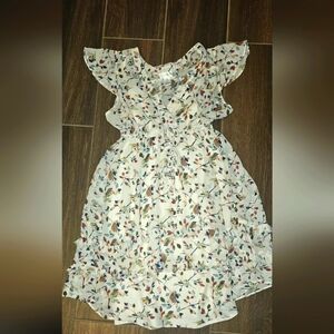 MOTHERHOOD SHEER BIRDIE DRESS SZ MEDIUM Maternity